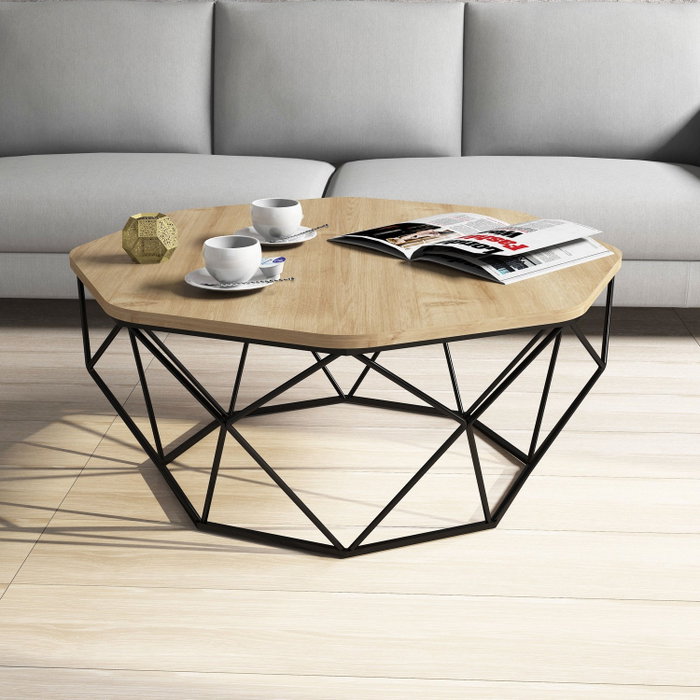 Hanah Home Diamond - Oak Mesa de Centro Roble